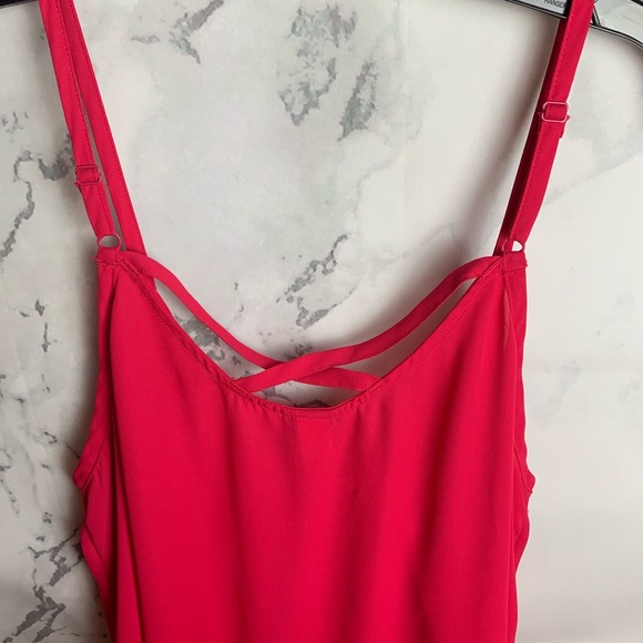 Torrid: Georgette Crisscross Back Tank Top size 2 - Picture 8 of 8